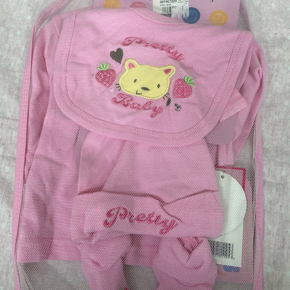 NWT Pink baby girl outfit